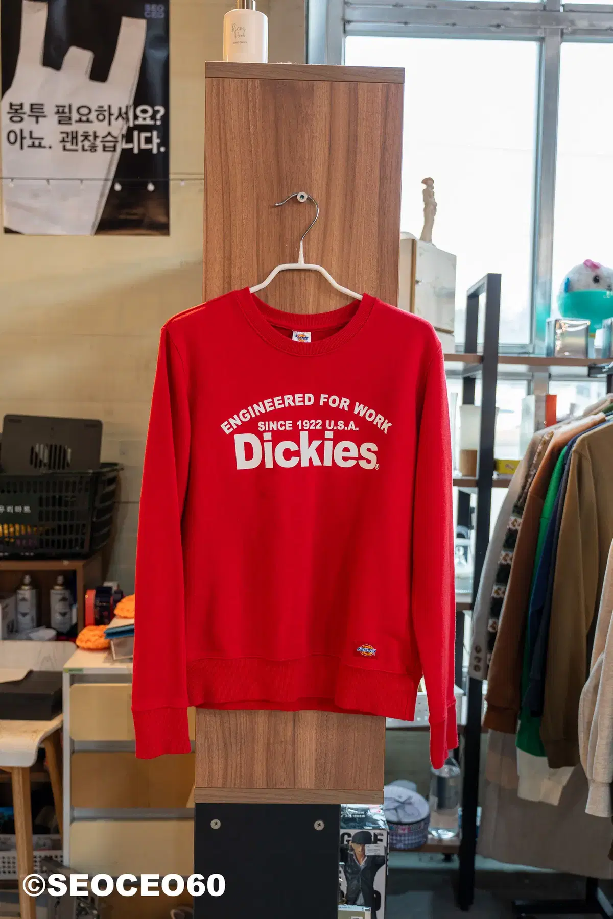 여성 Dickies 맨투맨 S사이즈